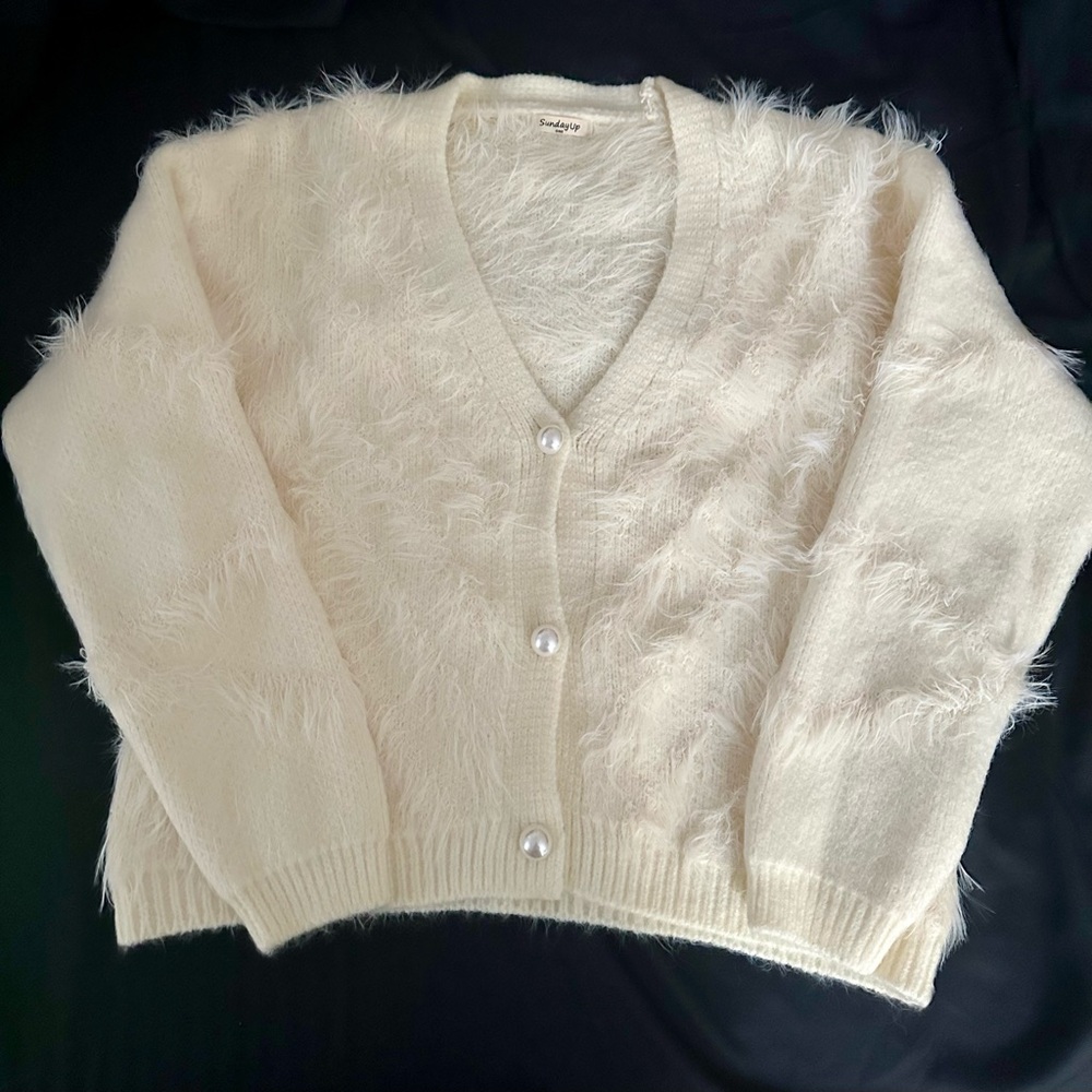 eyelash sweater one size NWOT